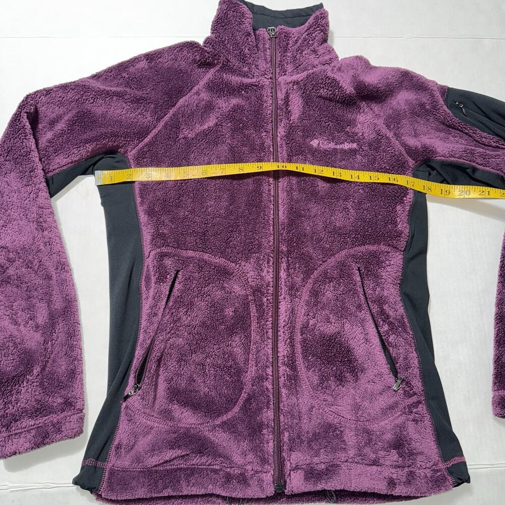 Columbia Womens M Jacket Full Zip Mock Neck Autumn Lightweight Outdoor Cozy Soft - Picture 5 of 12